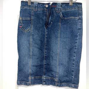 BEBE Denim Jean Skirt